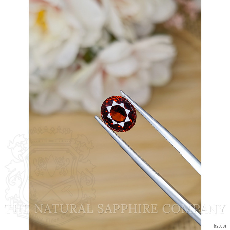 3.10 Ct. Reddish Orange Hessonite Garnet from Madagascar