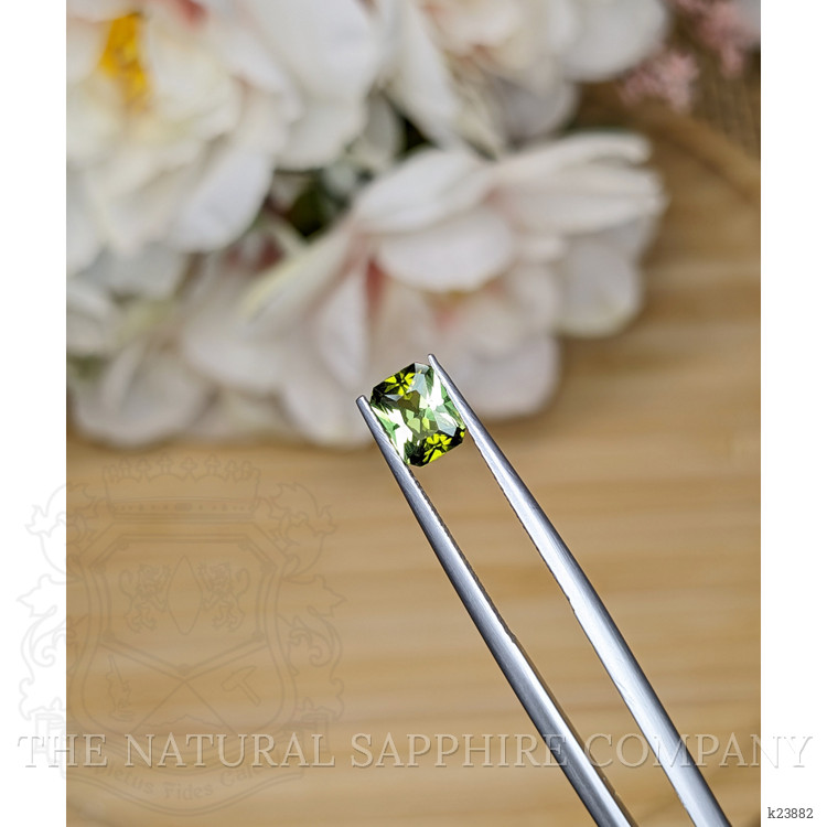 0.85 Ct. Yellowish Green Tourmaline from Ceylon (Sri Lanka)