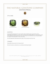 5.29 Ct. Alexandrite from Ceylon (Sri Lanka) Appraisal