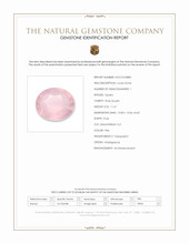 11.67 Ct. Pink Rose Quartz from Madagascar Scan Report