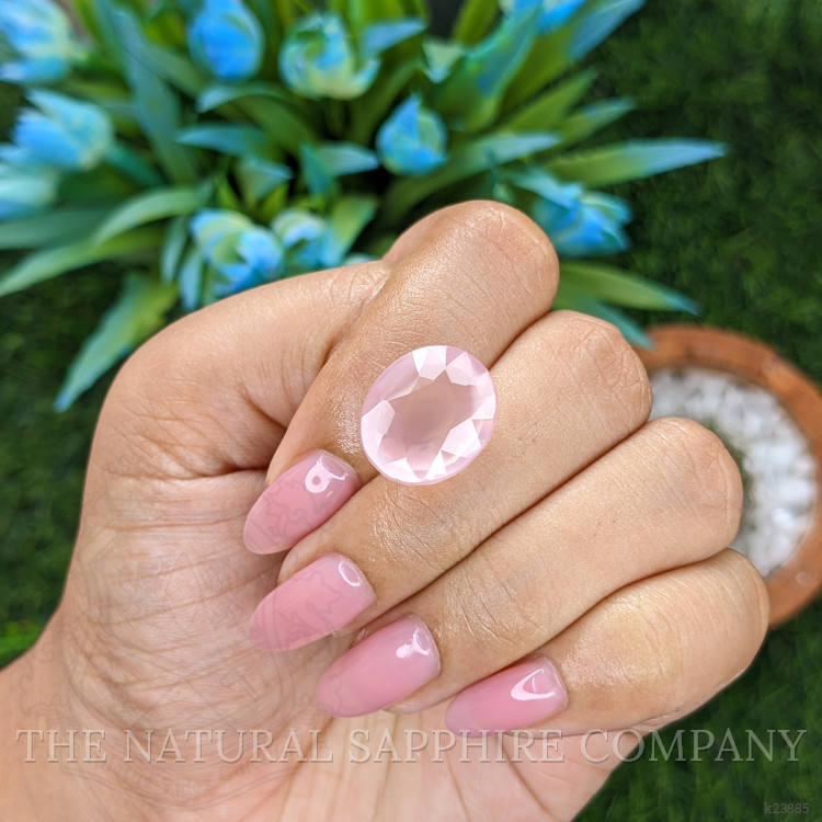 11.67 Ct. Pink Rose Quartz from Madagascar