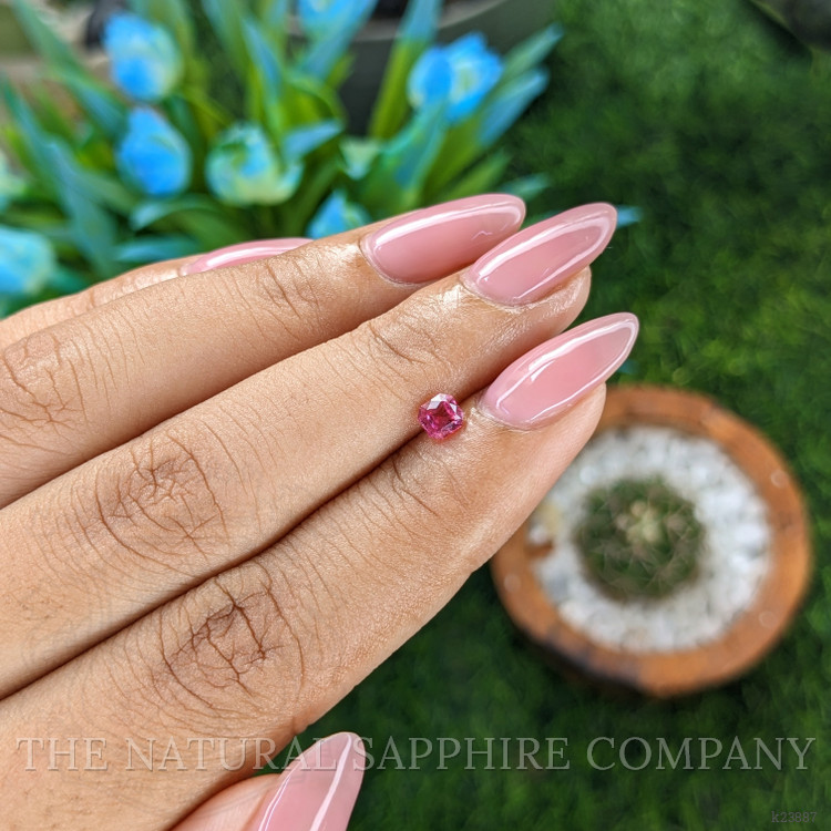 0.36 Ct. Reddish Pink Spinel from Tanzania