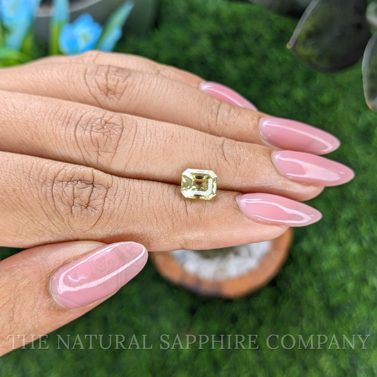 1.96 Ct. Yellowish Green Chrysoberyl from Tanzania