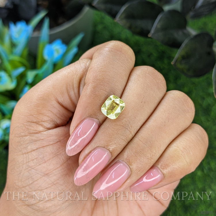 2.65 Ct. Yellowish Green Chrysoberyl from Tanzania