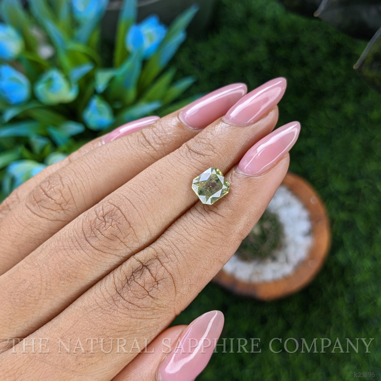 2.14 Ct. Yellowish Green Chrysoberyl from Tanzania
