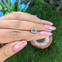 2.14 Ct. Yellowish Green Chrysoberyl from Tanzania Life Style