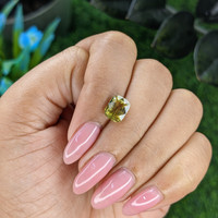 2.57 Ct. Yellowish Green Chrysoberyl from Tanzania Life Style
