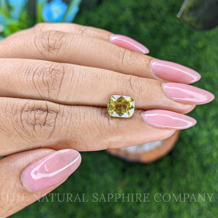 2.57 Ct. Yellowish Green Chrysoberyl from Tanzania