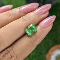 2.83 Ct. Tsavorite Garnet from Tanzania Life Style