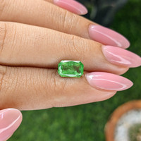 1.70 Ct. Tsavorite Garnet from Tanzania Life Style