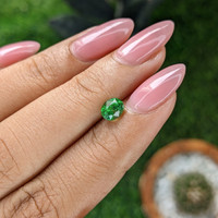 0.88 Ct. Tsavorite Garnet from Tanzania Life Style