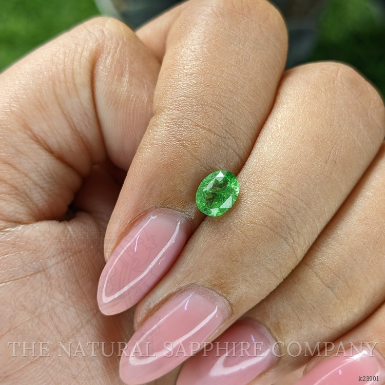 0.82 Ct. Tsavorite Garnet from Tanzania