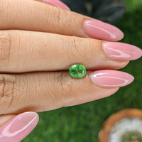 0.82 Ct. Tsavorite Garnet from Tanzania Life Style