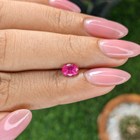 0.63 Ct. Pink Spinel from Tanzania Life Style