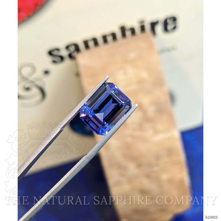 7.83 Ct. Violetish Blue Tanzanite from Tanzania