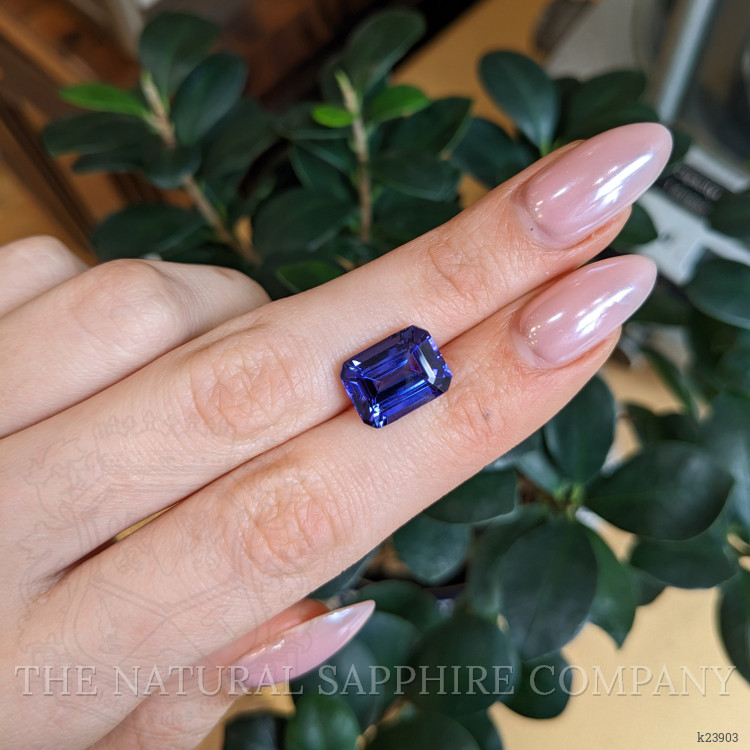 7.83 Ct. Violetish Blue Tanzanite from Tanzania