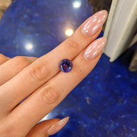 4.25 Ct. Violetish Blue Tanzanite from Tanzania Life Style