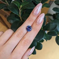 4.44 Ct. Blue Tanzanite from Tanzania Life Style