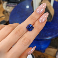 6.39 Ct. Blue Tanzanite from Tanzania Life Style