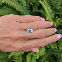 2.20 Ct. Bluish Green Paraiba Tourmaline from Mozambique Life Style