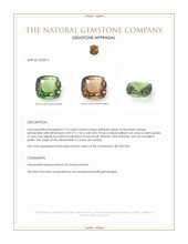 2.12 Ct. Alexandrite from Ceylon (Sri Lanka) Appraisal