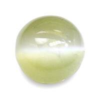 1.47 Ct. Yellow Cabochon Chrysoberyl from Ceylon (Sri Lanka) Video