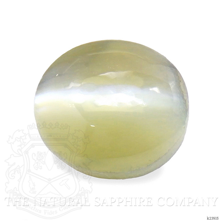 0.83 Ct. Brownish Yellow Cabochon Chrysoberyl from Ceylon (Sri Lanka)