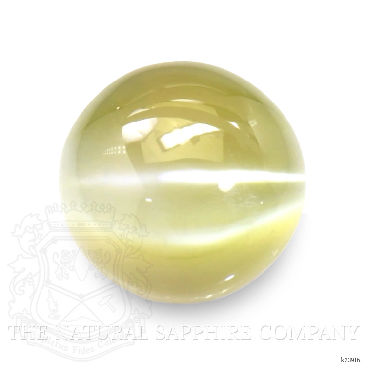 1.68 Ct. Brownish Yellow Cabochon Chrysoberyl from Ceylon (Sri Lanka)