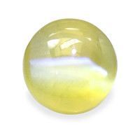 3.11 Ct. Brownish Yellow Cabochon Chrysoberyl from Ceylon (Sri Lanka) Video