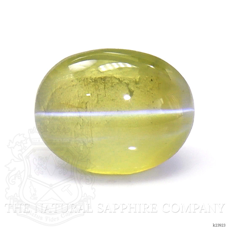 2.58 Ct. Brownish Yellow Cabochon Chrysoberyl from Ceylon (Sri Lanka)