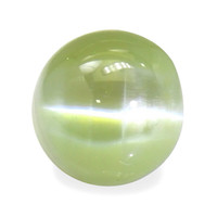 1.07 Ct. Green Cabochon Chrysoberyl from Ceylon (Sri Lanka) Video