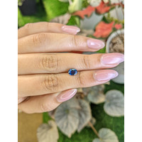 1.03 Ct. Blue Cobalt Spinel from Ceylon (Sri Lanka) Life Style