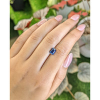 1.29 Ct. Blue Cobalt Spinel from Ceylon (Sri Lanka) Life Style