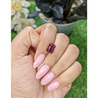 3.98 Ct. Pinkish Red Garnet from Tanzania Life Style