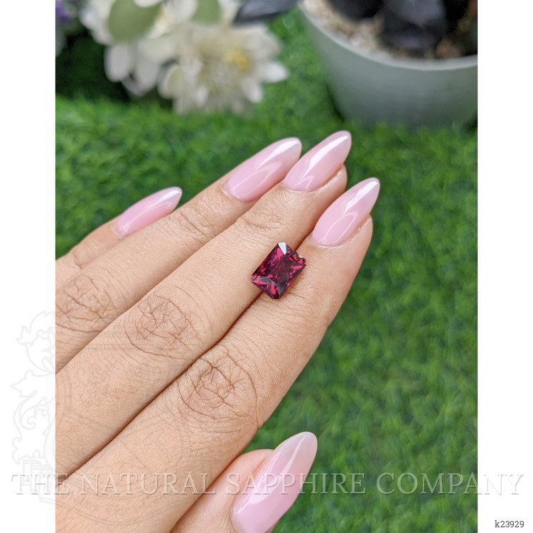 3.98 Ct. Pinkish Red Garnet from Tanzania