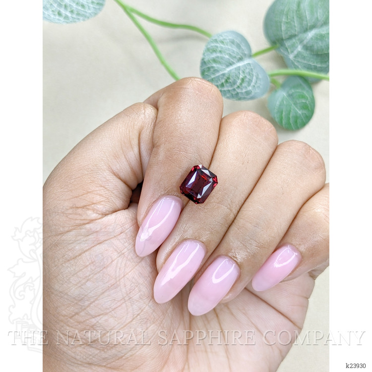 3.91 Ct. Purplish Red Rhodolite Garnet from Tanzania