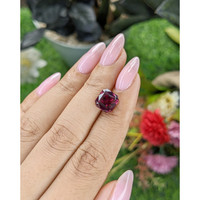 4.35 Ct. Purplish Red Rhodolite Garnet from Tanzania Life Style