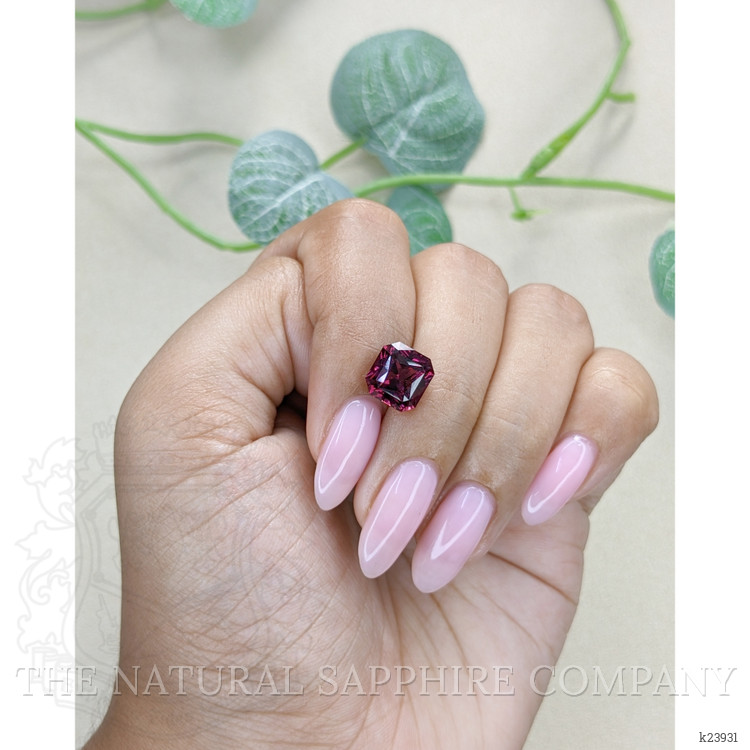 4.35 Ct. Purplish Red Rhodolite Garnet from Tanzania