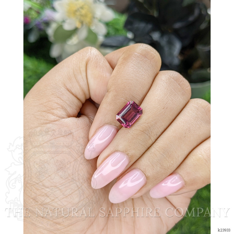 3.26 Ct. Pinkish Red Malaya Garnet from Tanzania