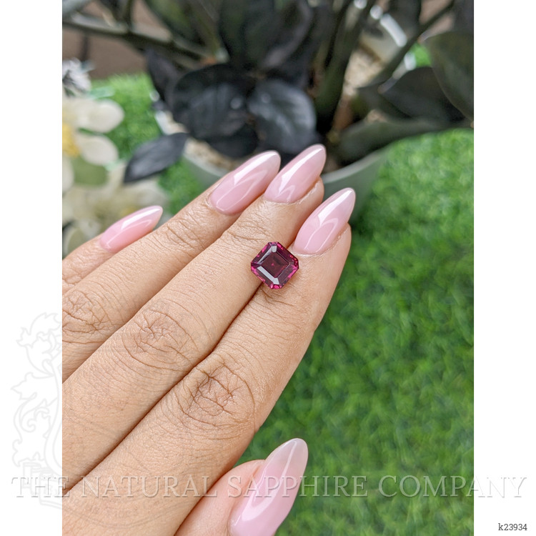 3.32 Ct. Reddish Purple Almandine Garnet from Tanzania
