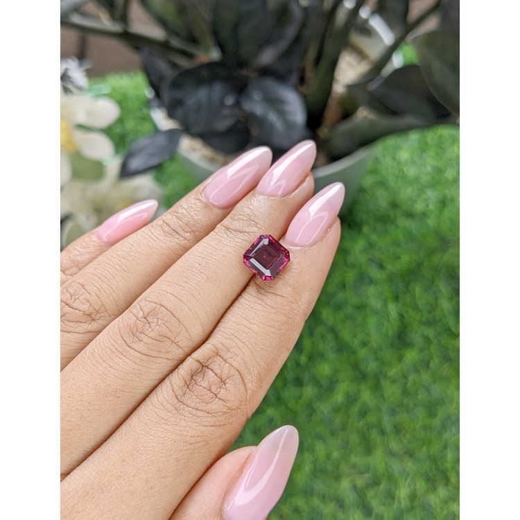 3.32 Ct. Reddish Purple Almandine Garnet from Tanzania