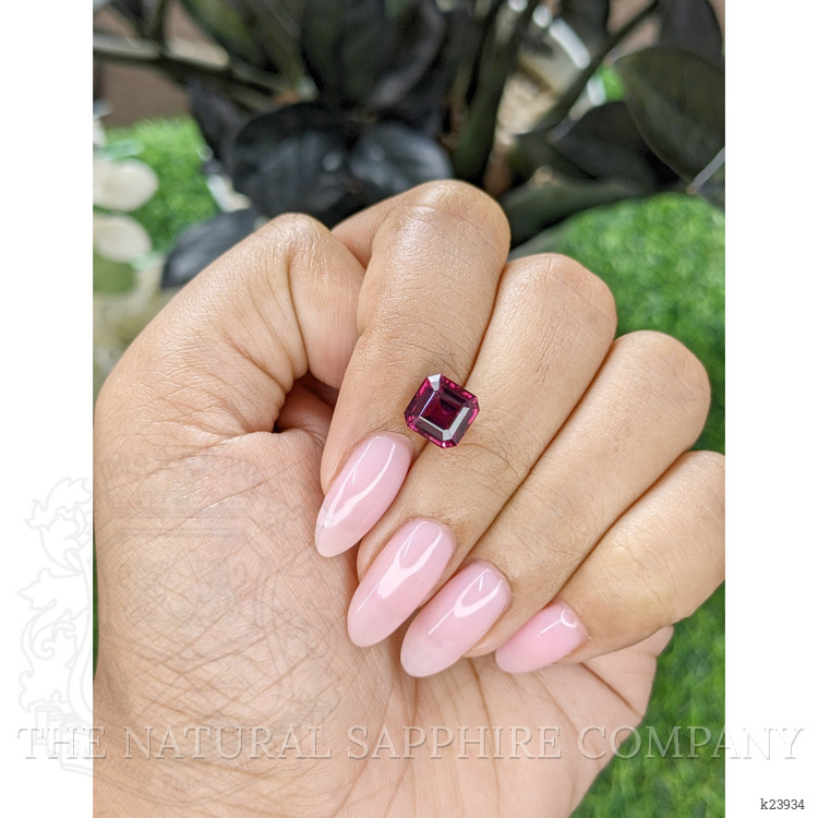 3.32 Ct. Reddish Purple Almandine Garnet from Tanzania