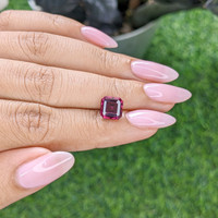 3.32 Ct. Reddish Purple Almandine Garnet from Tanzania Life Style