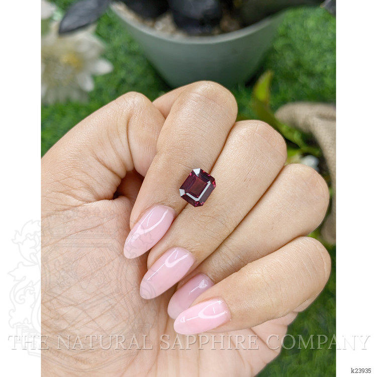 3.79 Ct. Purplish Red Rhodolite Garnet from Tanzania