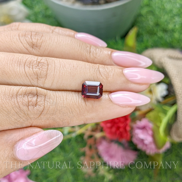 3.79 Ct. Purplish Red Rhodolite Garnet from Tanzania