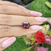 5.13 Ct. Purplish Pink Rhodolite Garnet from Tanzania Life Style