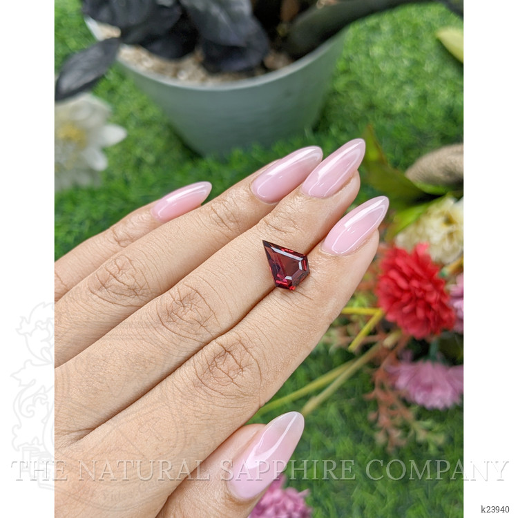 3.48 Ct. Purplish Red Rhodolite Garnet from Tanzania