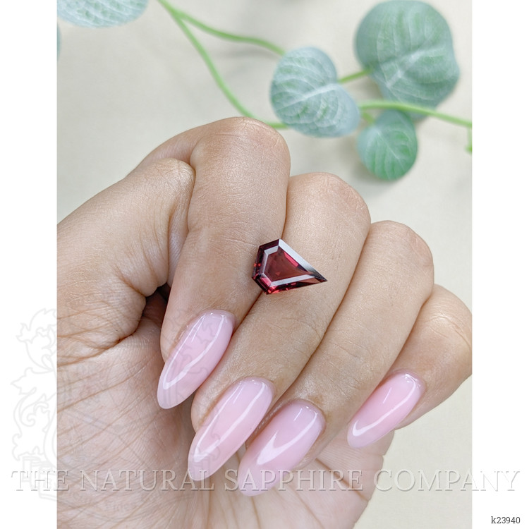 3.48 Ct. Purplish Red Rhodolite Garnet from Tanzania