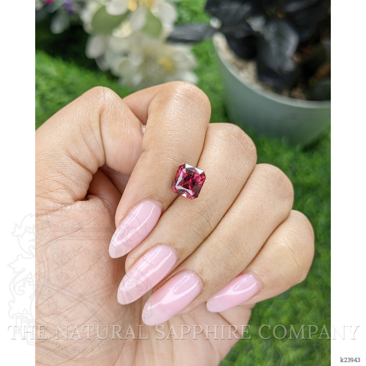 3.39 Ct. Pinkish Red Malaya Garnet from Tanzania