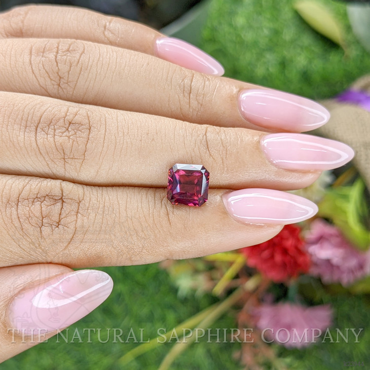 2.95 Ct. Pinkish Red Garnet from Tanzania